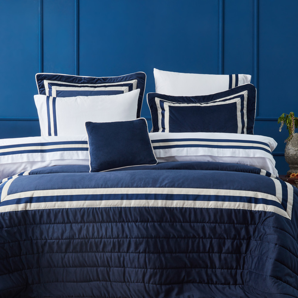 Фото Комплект постельного белья Mare art. Blue в интернет-магазине HP Linen