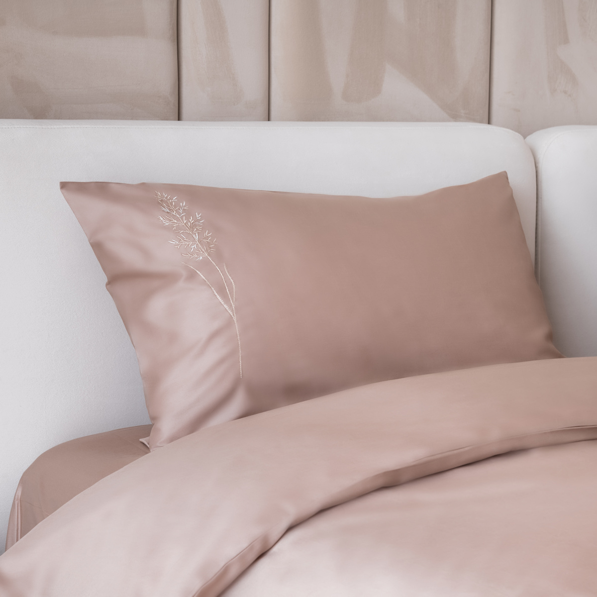 Фото Комплект постельного белья Сатин Easy art.Cappuccino/Колос в интернет-магазине HP Linen
