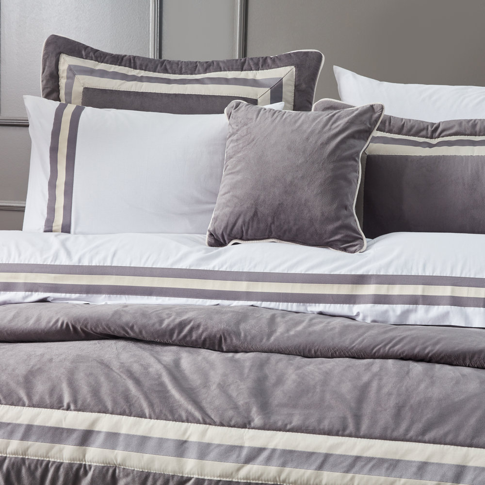 Фото Комплект постельного белья Mare art. Grey в интернет-магазине HP Linen