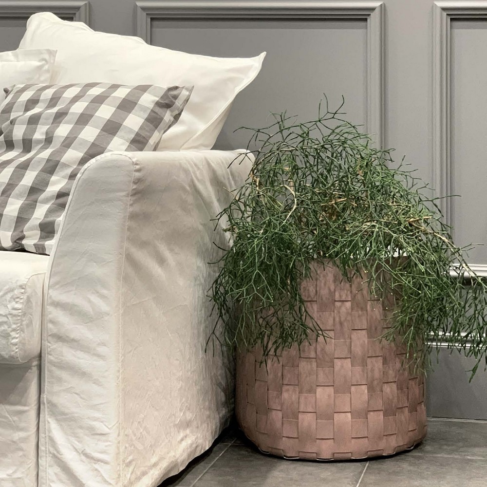 Фото Корзина круглая Bottega/Dubai/Geometria в интернет-магазине HP Linen
