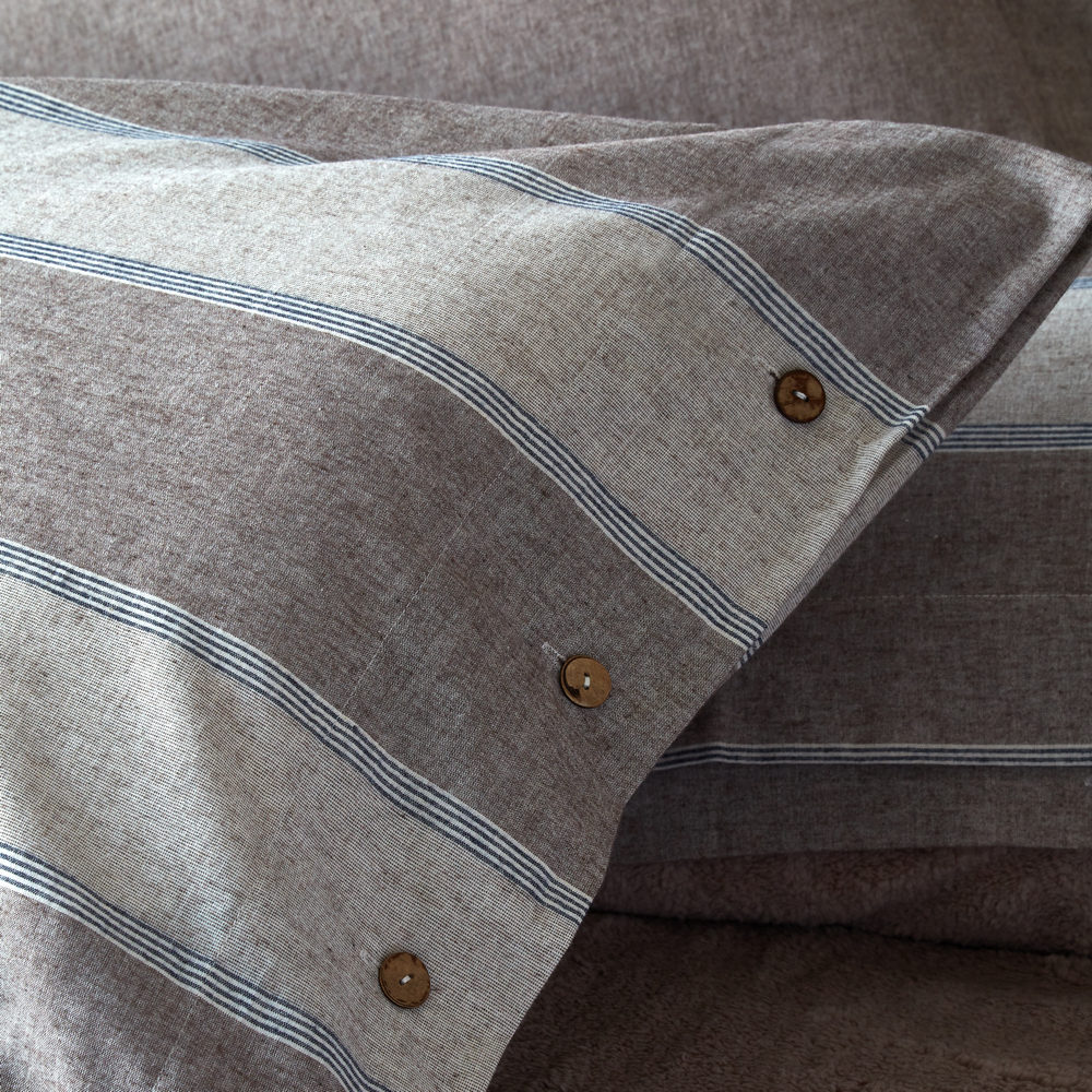 Фото Комплект постельного белья Double Comfort art. Dark beige в интернет-магазине HP Linen