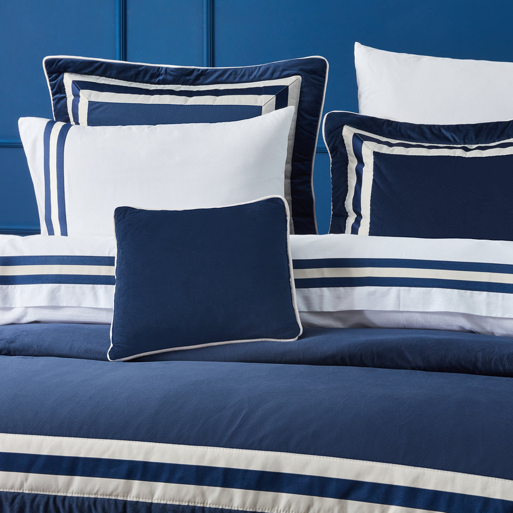 Фото Комплект постельного белья Mare art. Blue в интернет-магазине HP Linen