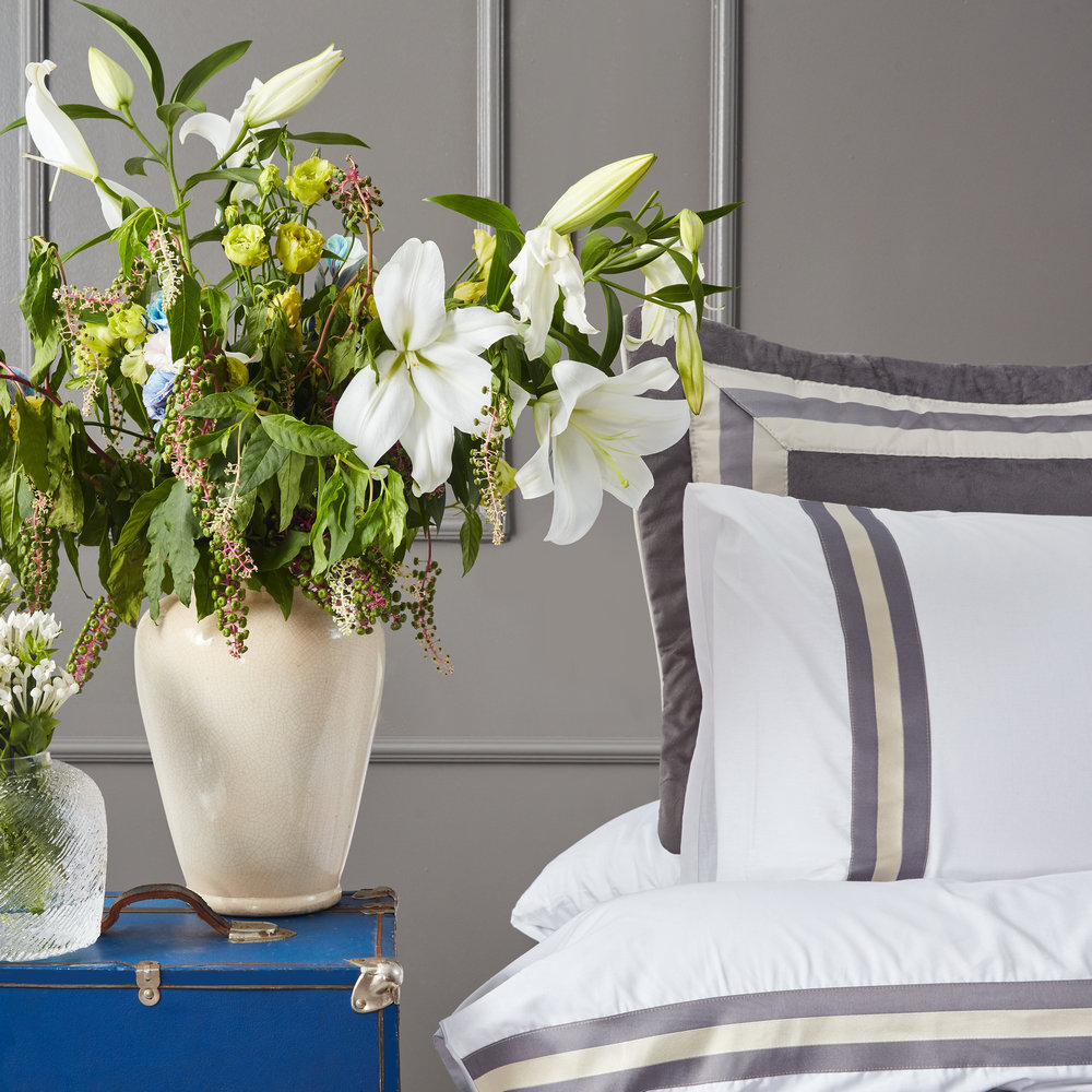 Фото Комплект постельного белья Mare art. Grey в интернет-магазине HP Linen