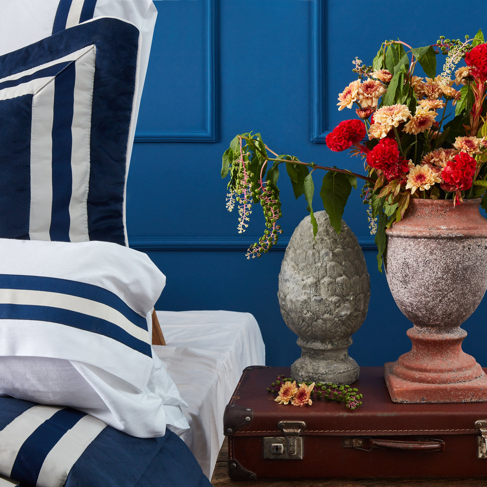 Фото Комплект постельного белья Mare art. Blue в интернет-магазине HP Linen