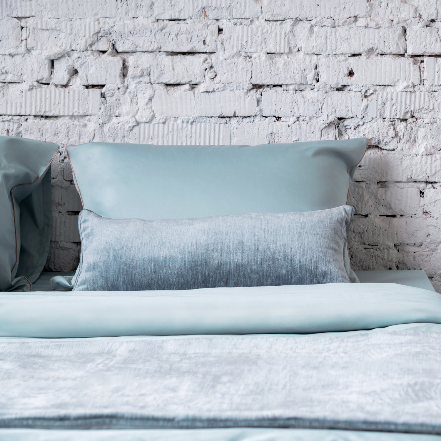 Фото Комплект постельного белья Сатин Lace art.Mint в интернет-магазине HP Linen
