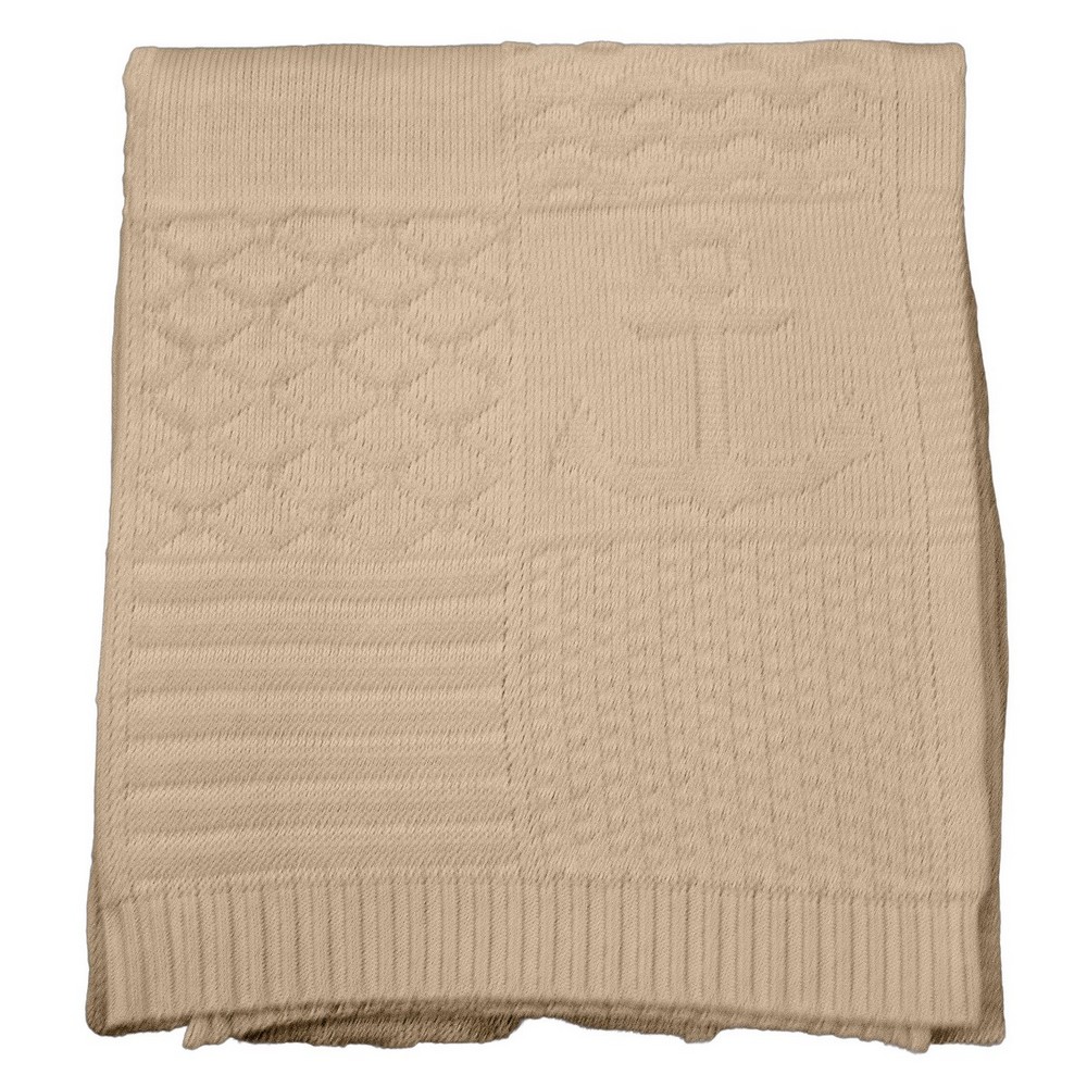 Фото Вязаный плед Fish в интернет-магазине HP Linen