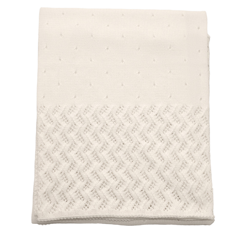 Фото Вязаный плед Lace в интернет-магазине HP Linen