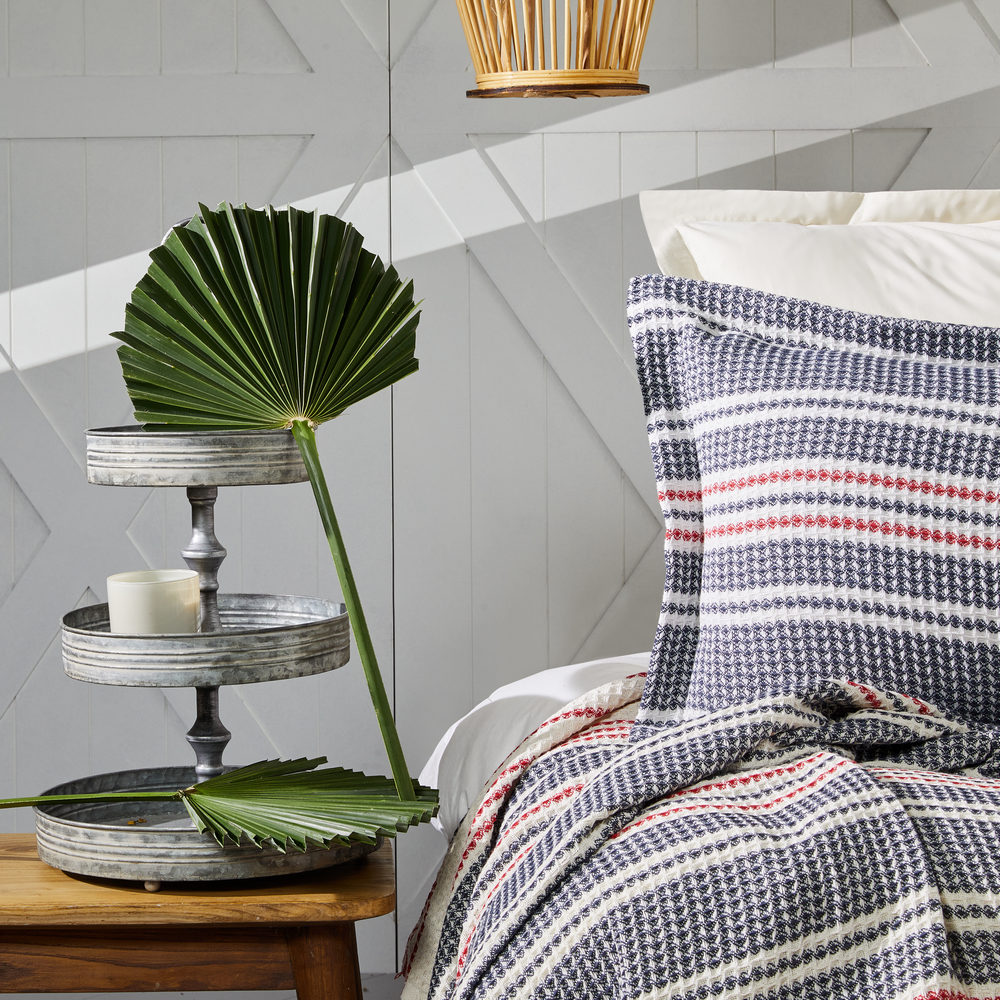 Фото Комплект постельного белья Annise art. Indigo-red в интернет-магазине HP Linen