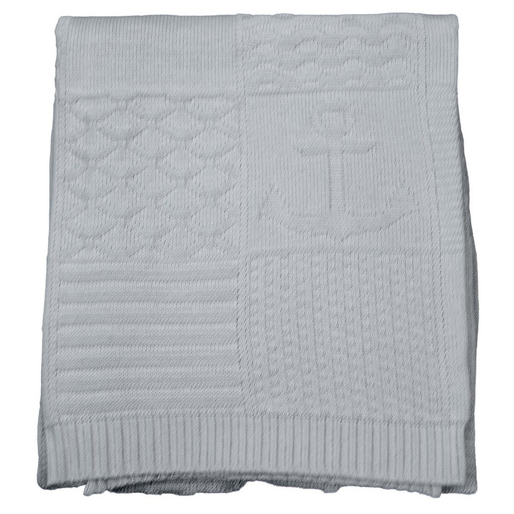 Фото Вязаный плед Fish в интернет-магазине HP Linen